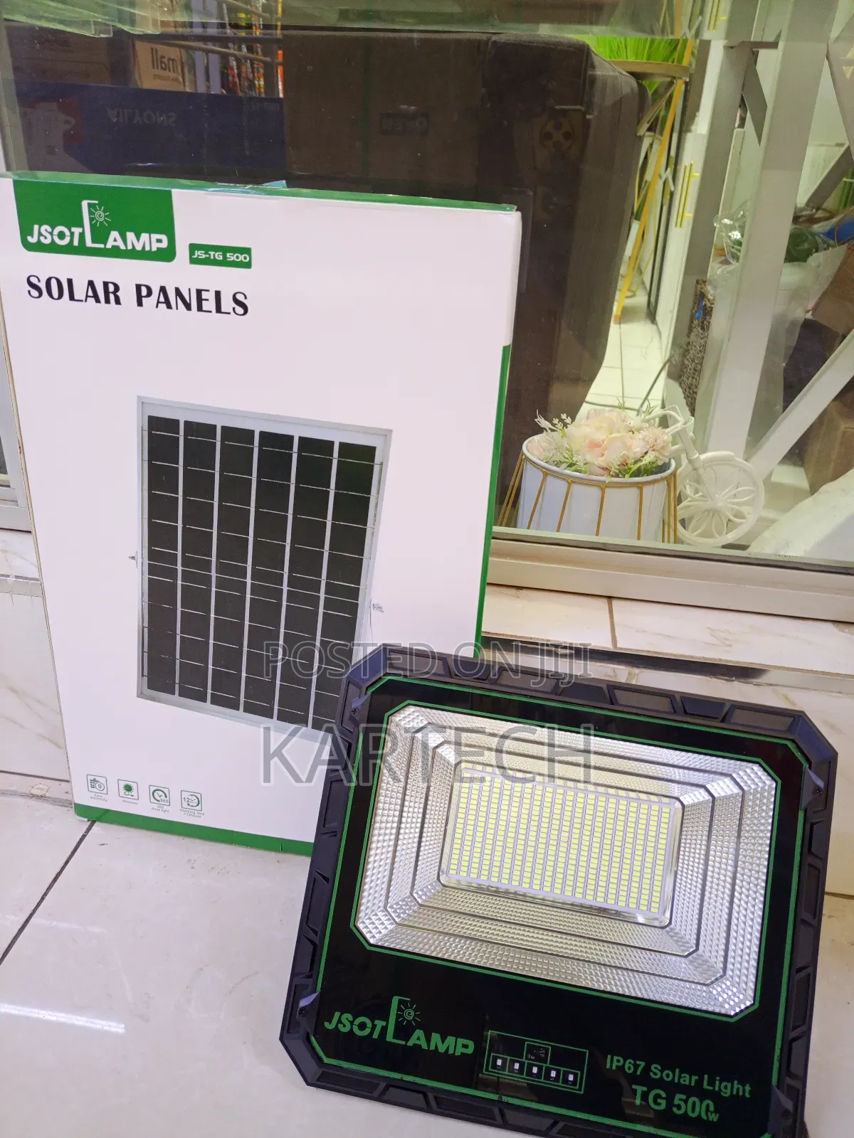 Jsot Lamp Js-Tg 500 500w Solar Floodlight Set