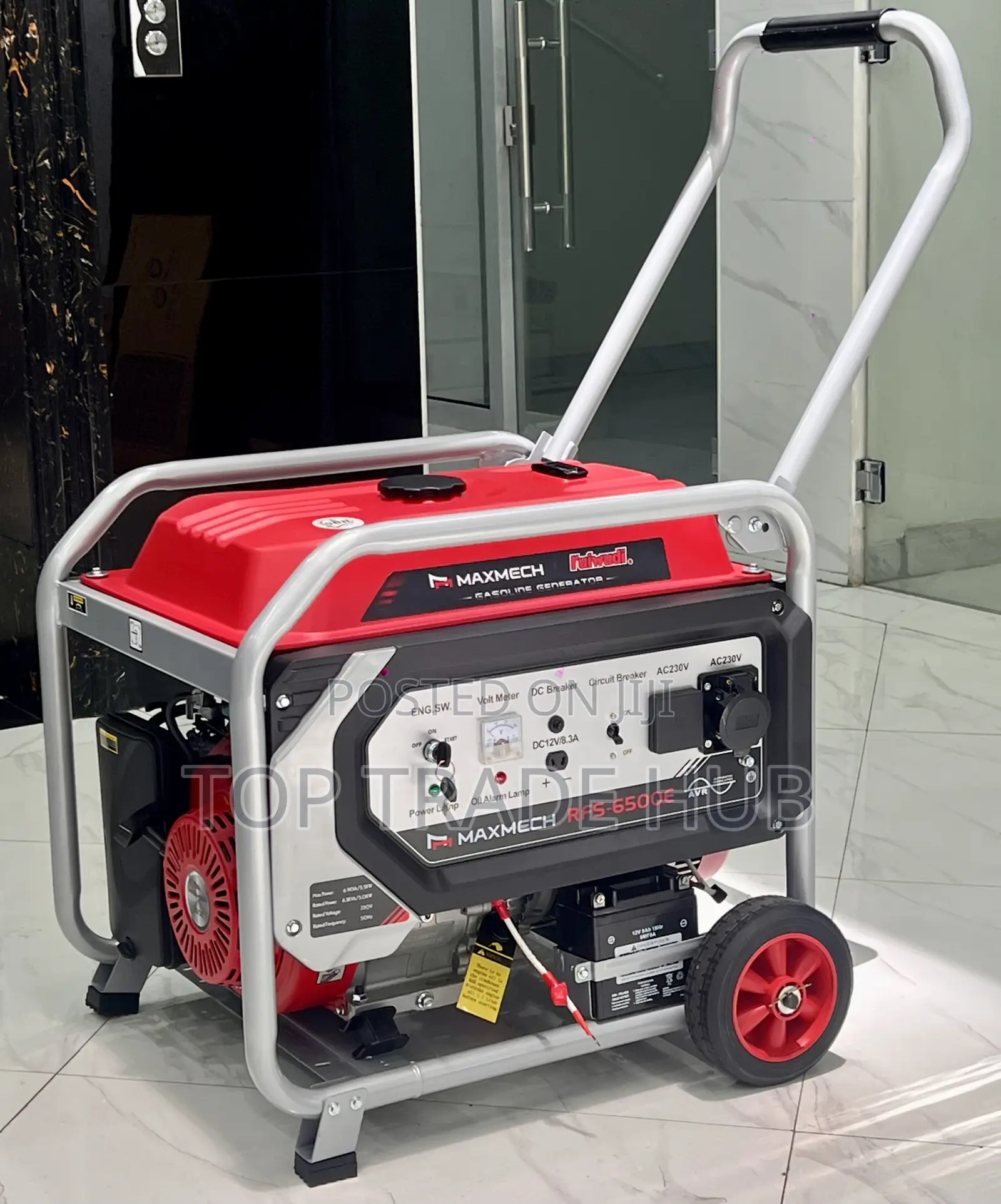 Heavy-duty Maxmech Petrol Generator 7kva Single Phase 50hz