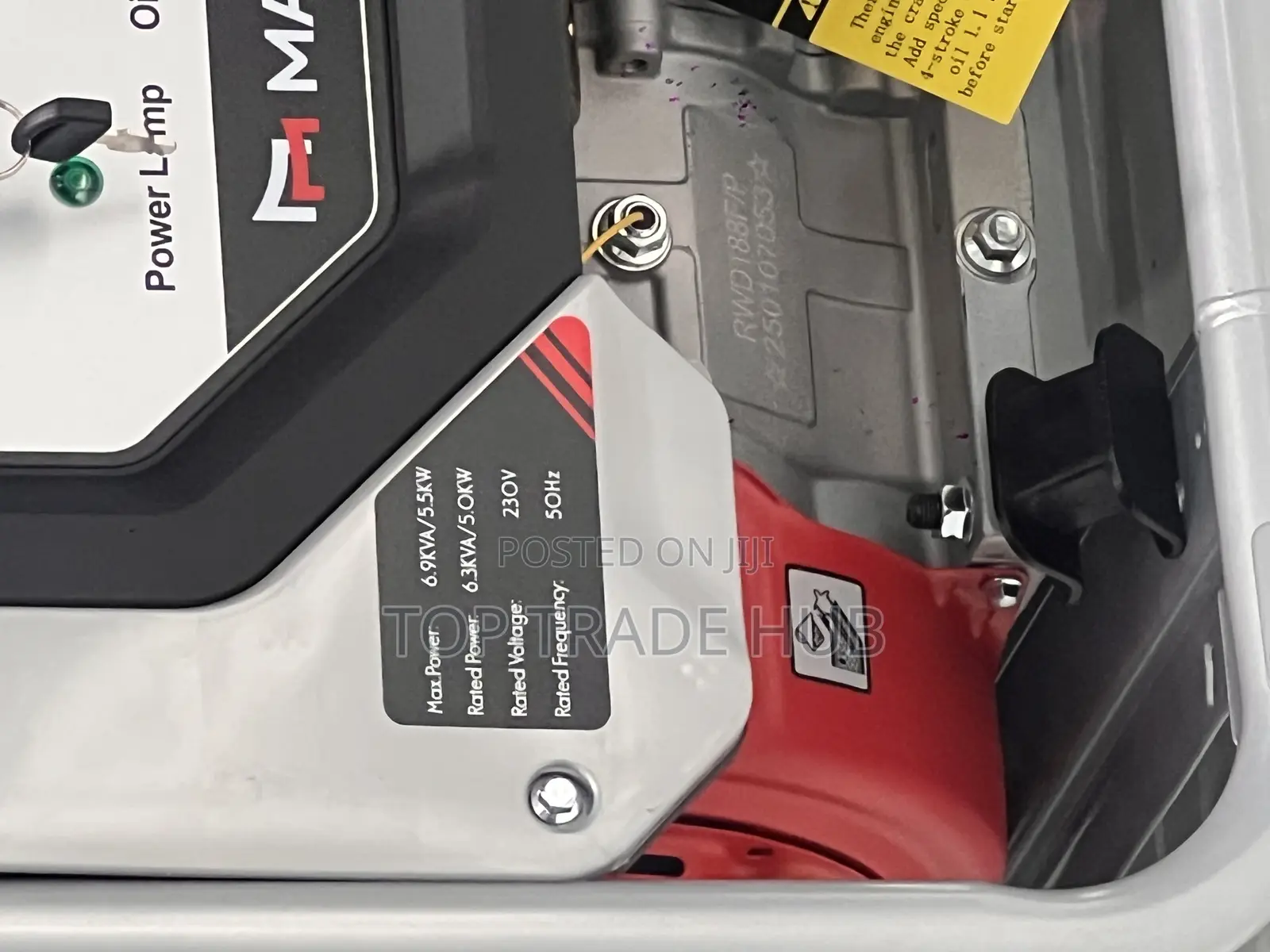 Heavy-duty Maxmech Petrol Generator 7kva Single Phase 50hz