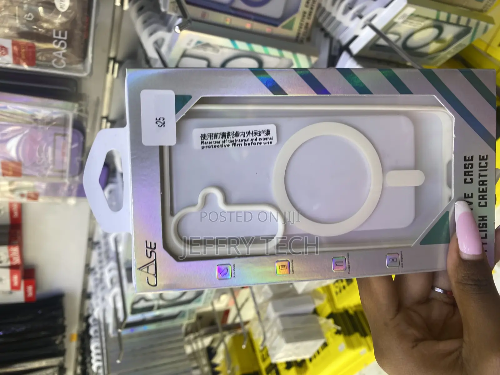 Lisets Samsung Galaxy S25 Magsafe Compatible Case -White