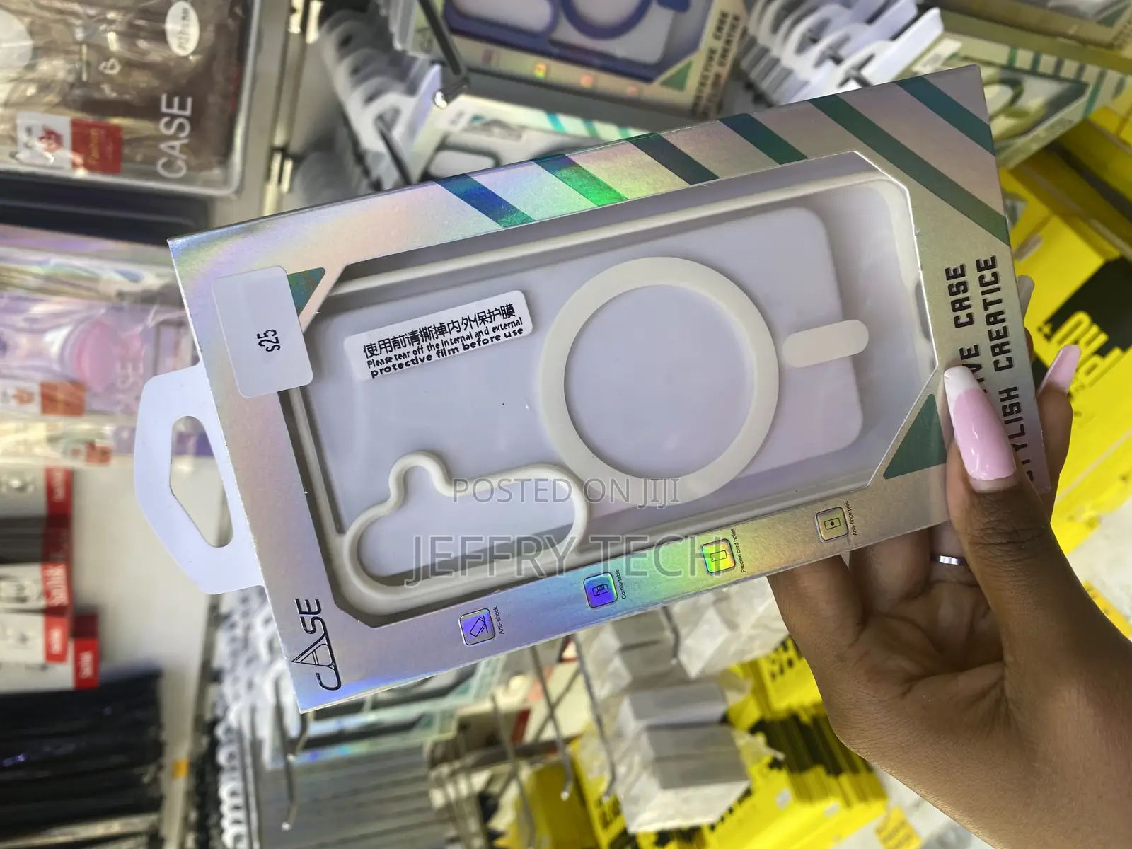 Lisets Samsung Galaxy S25 Magsafe Compatible Case -White