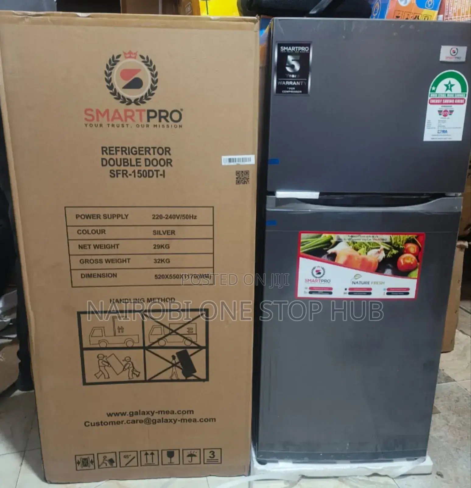 121litres Double Door Smart Pro Fridge