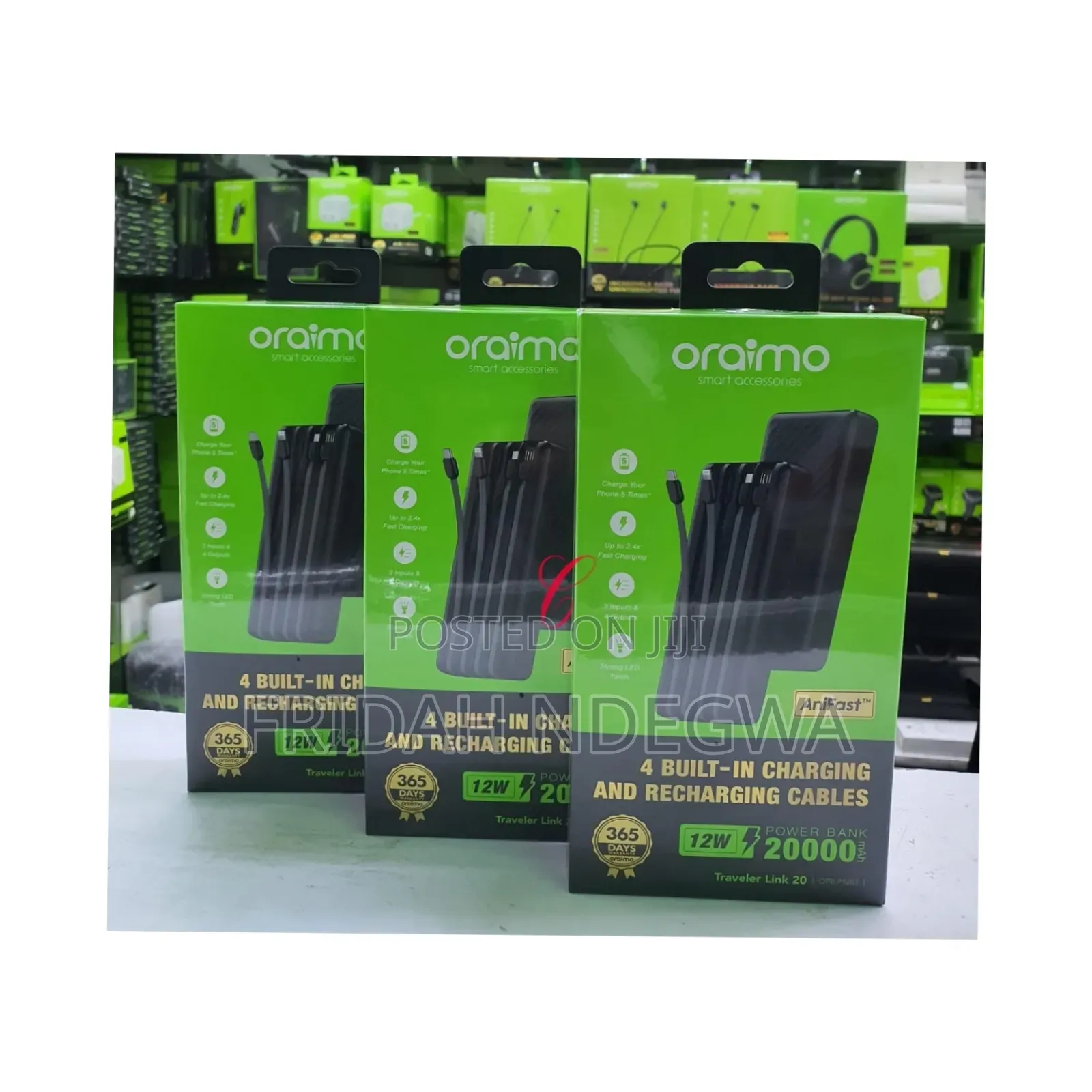 Oraimo Traveler Link 20 Opb-P5201 20,000mah Power Bank