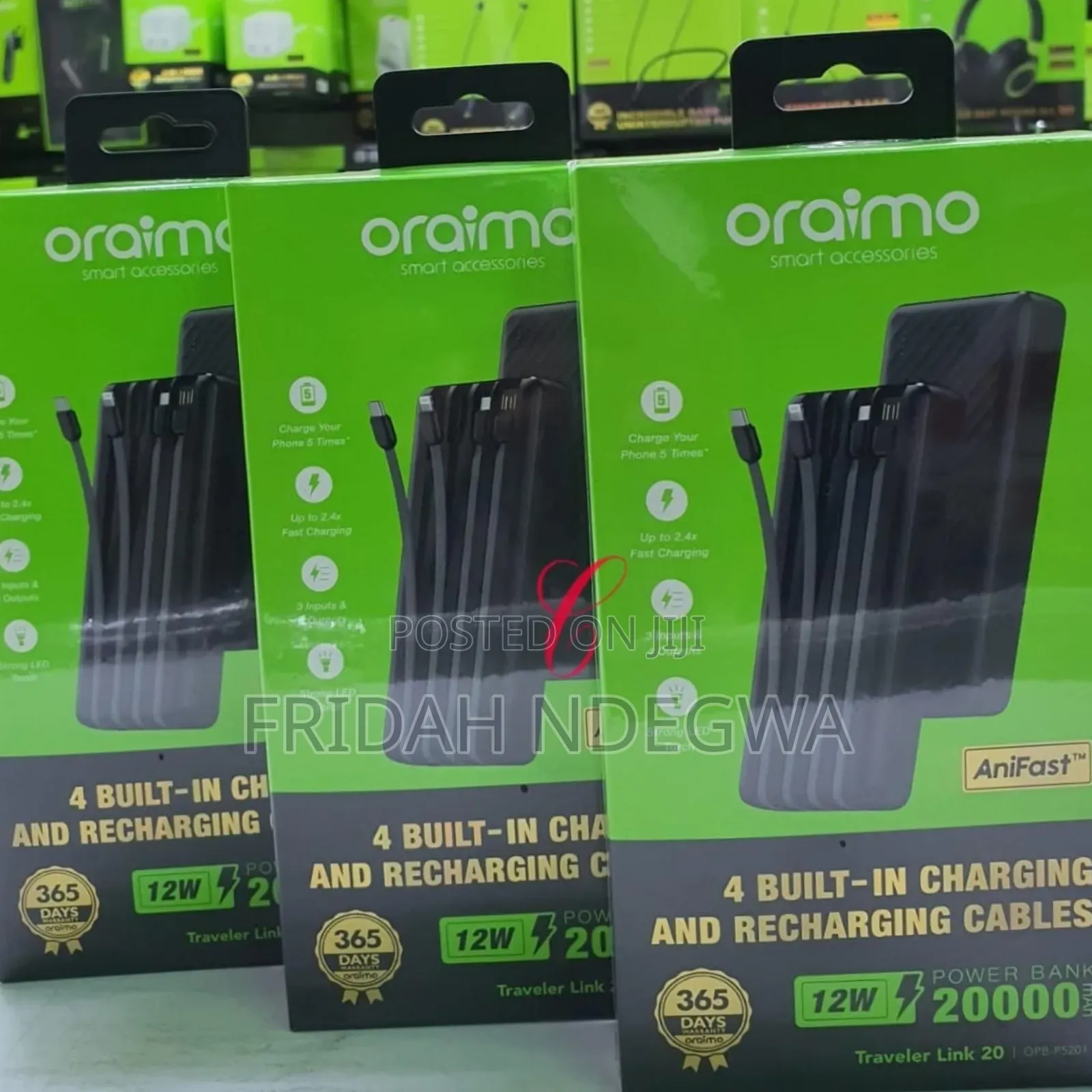 Oraimo Traveler Link 20 Opb-P5201 20,000mah Power Bank