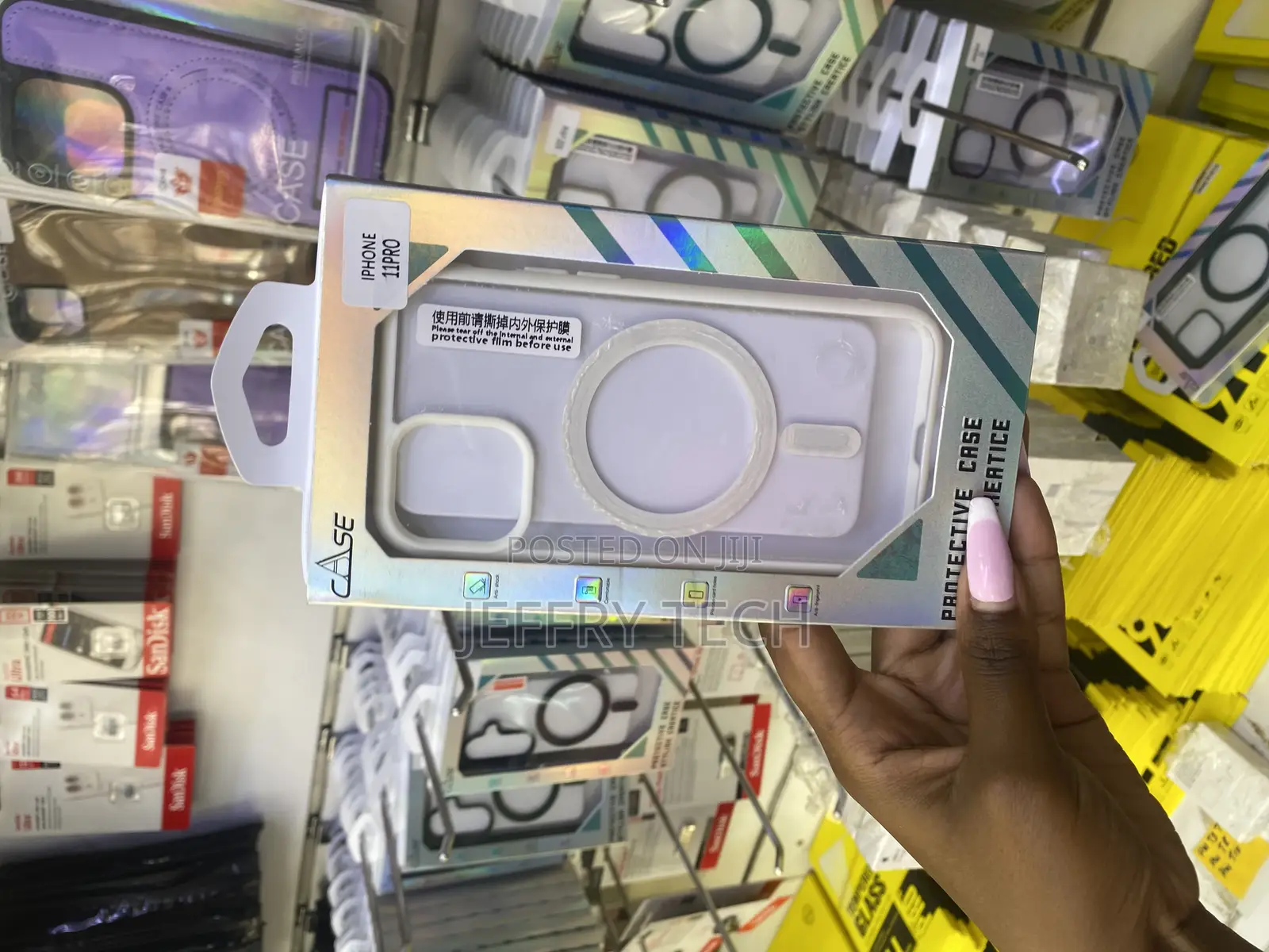 Yriklso iPhone 11 Pro Newskin Case Compatible With Magsafe -White