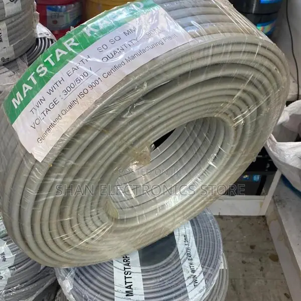 Mat Star 1.5mm Quality 1.5mm Twin With Earth Electrical Wiring Cable
