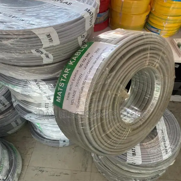 90m Electrical Cable Roll Long Lasting 1.5mm2 Twin and Earth 90m