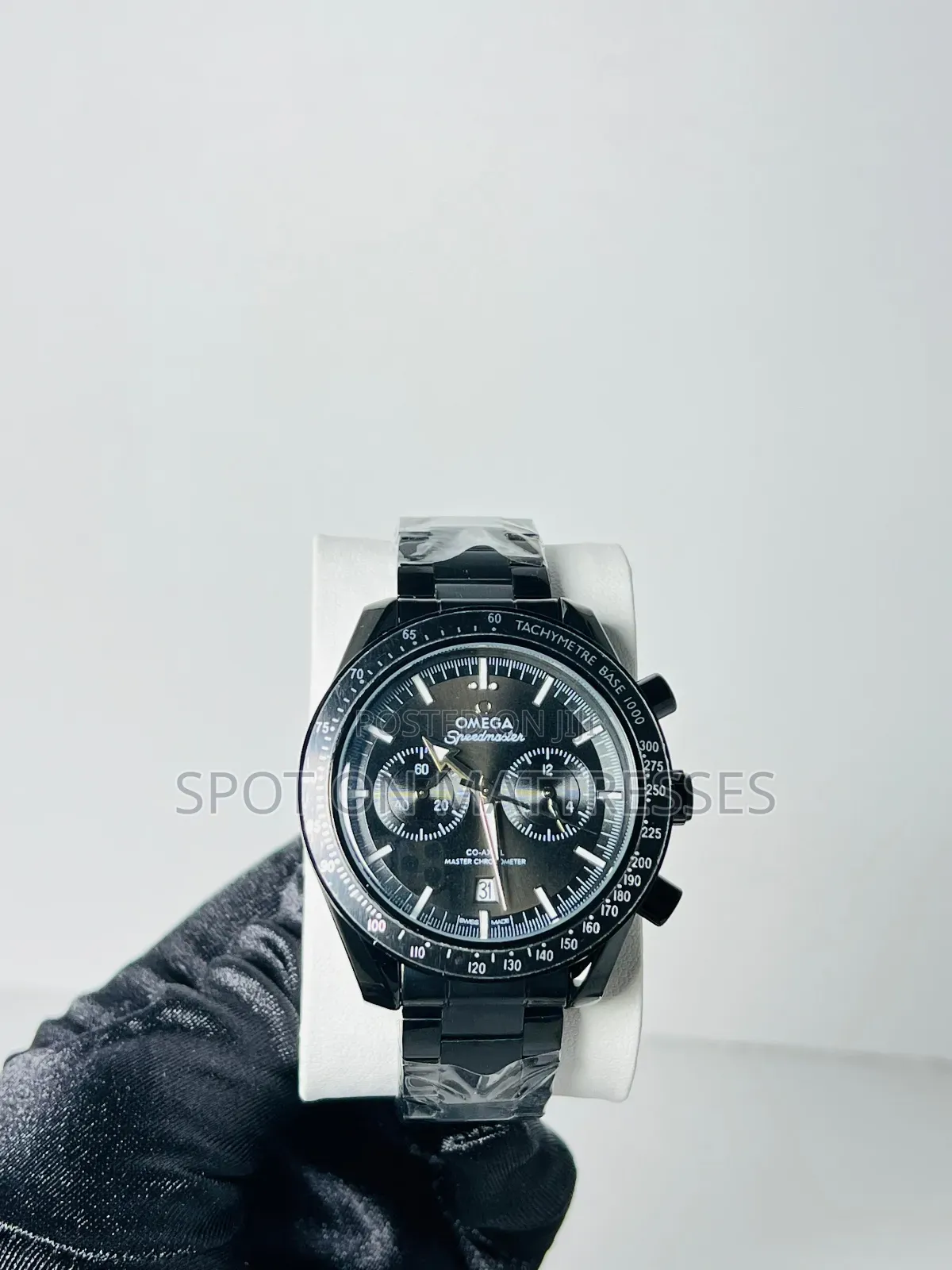 Classic Omega Speedmaster Watch With Stainless Steel.