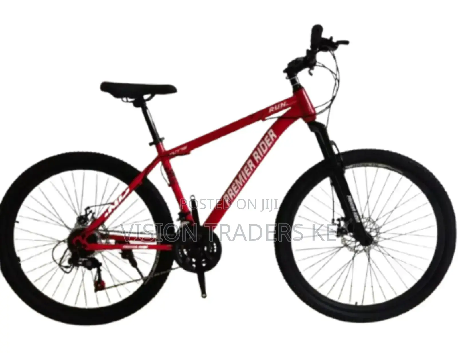 Premier Mountain Bike Size 24" 18 Speed Red
