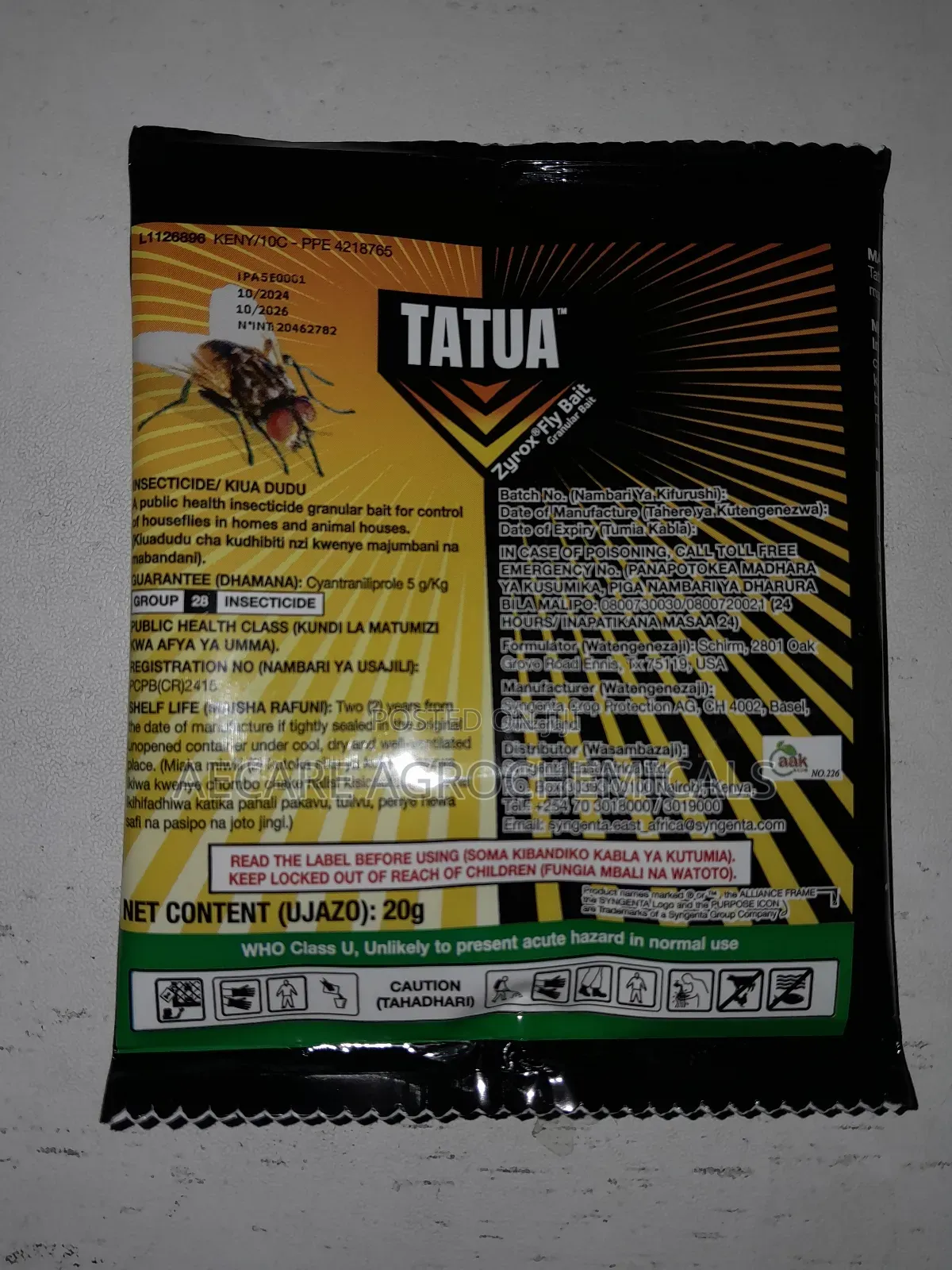 Zyrox Fly Bait Tatua 20 Grams