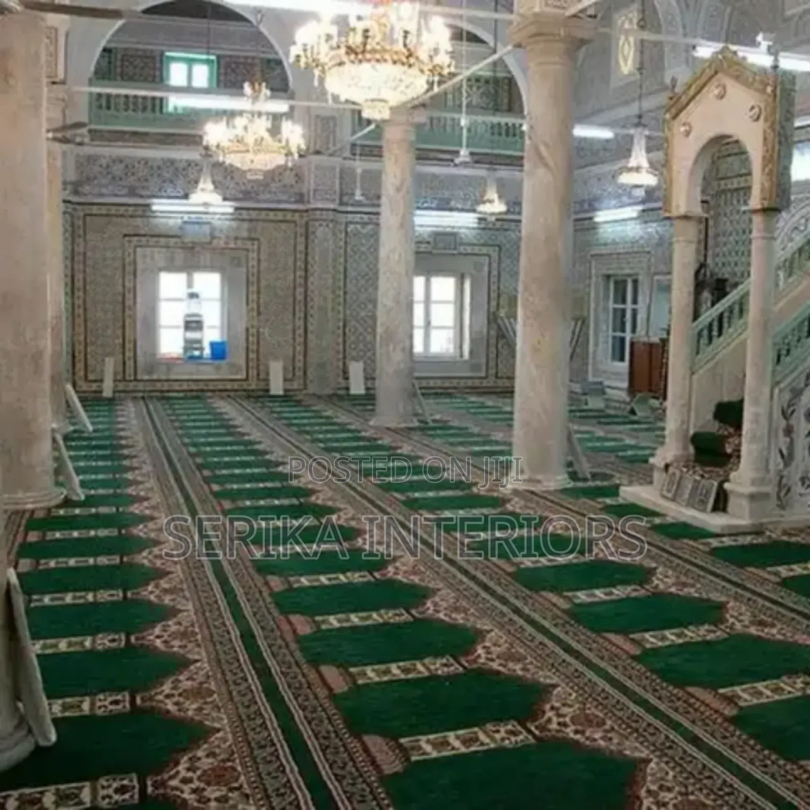 Wall to Wall Mosque Carpets Mosque Carpets Environmental Friendly