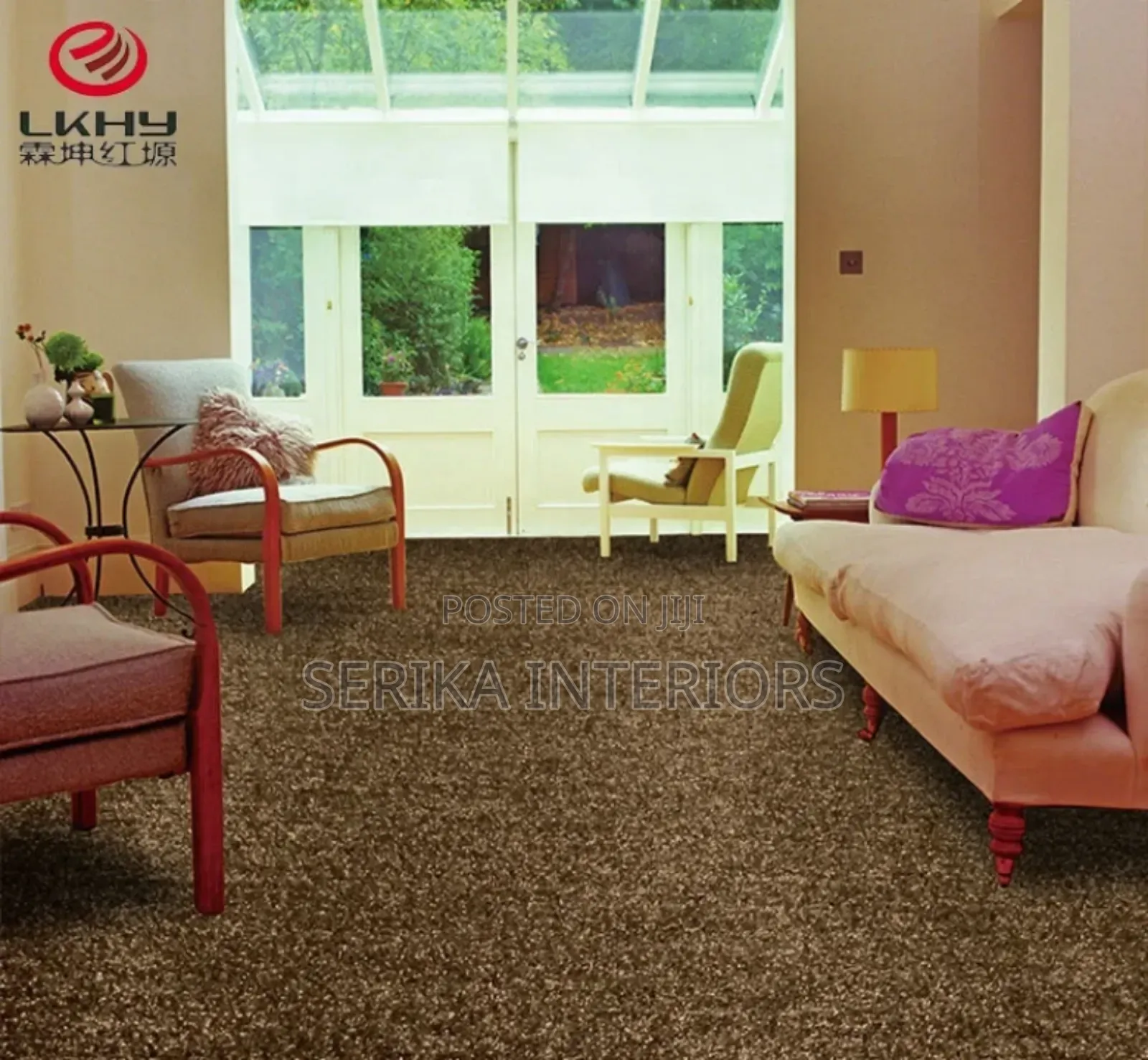 Brown Wall to Wall Carpets Office Carpets Environmental Friendly