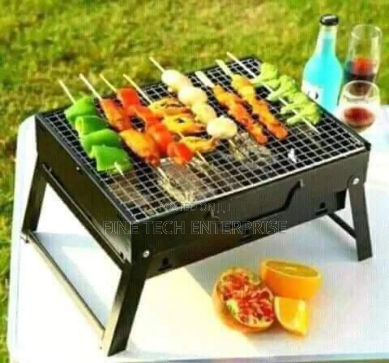 Foldable Portable Barbecue Charcoal Grill