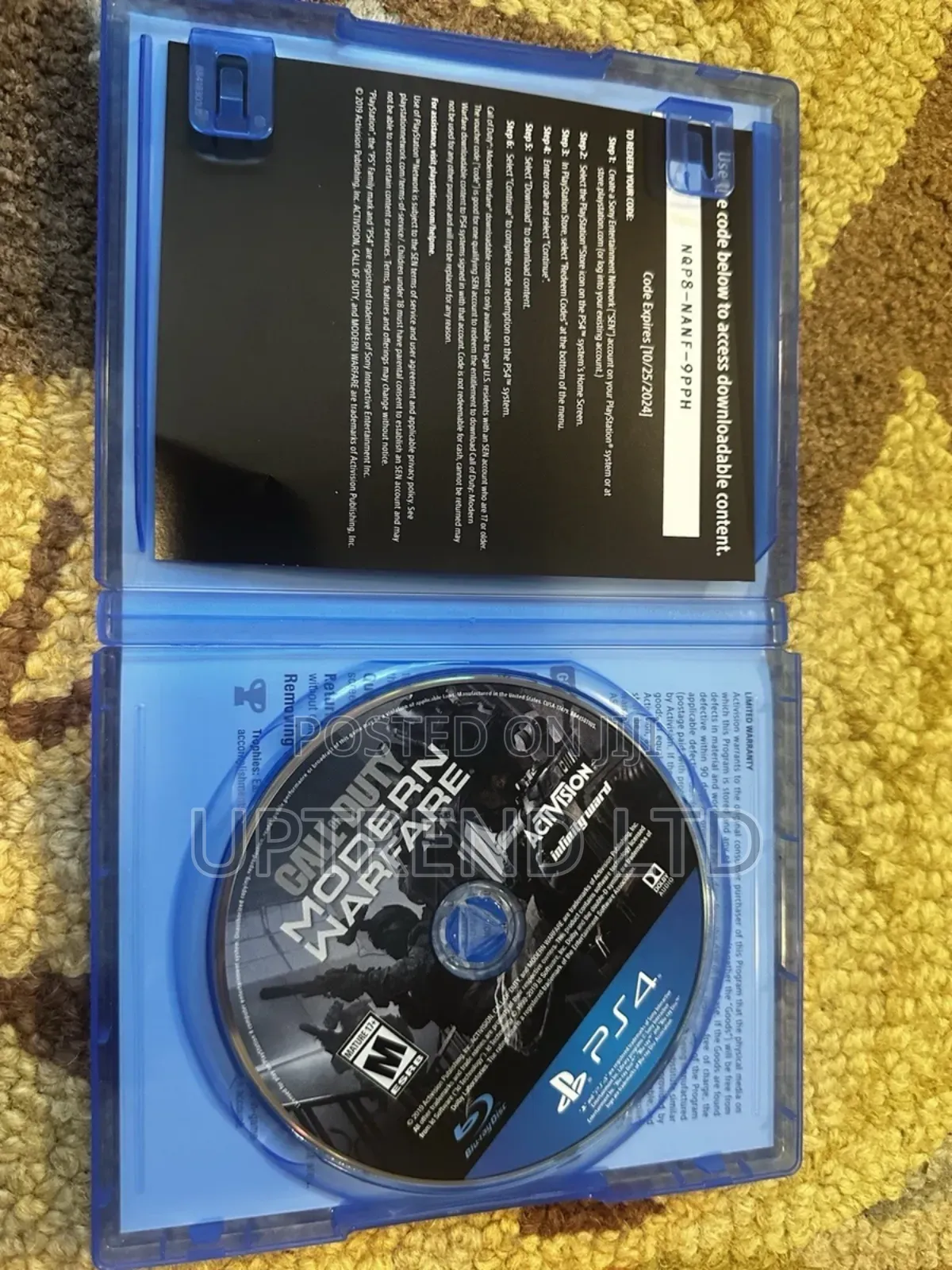Call of Duty Modern Warfare Playstation 4