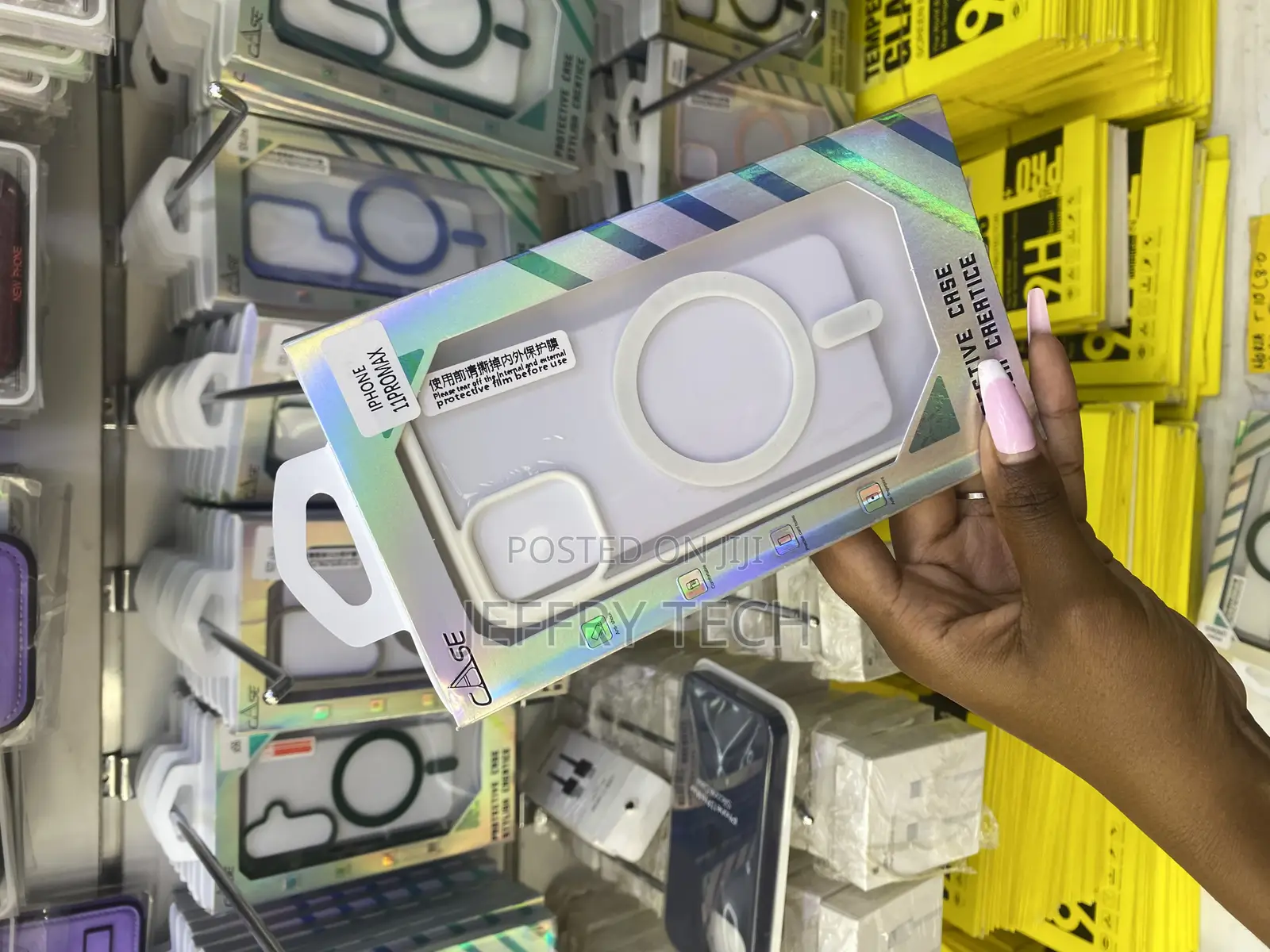 Sekers Strong Magnetic Newskin Case for iPhone 11 Pro Max -White