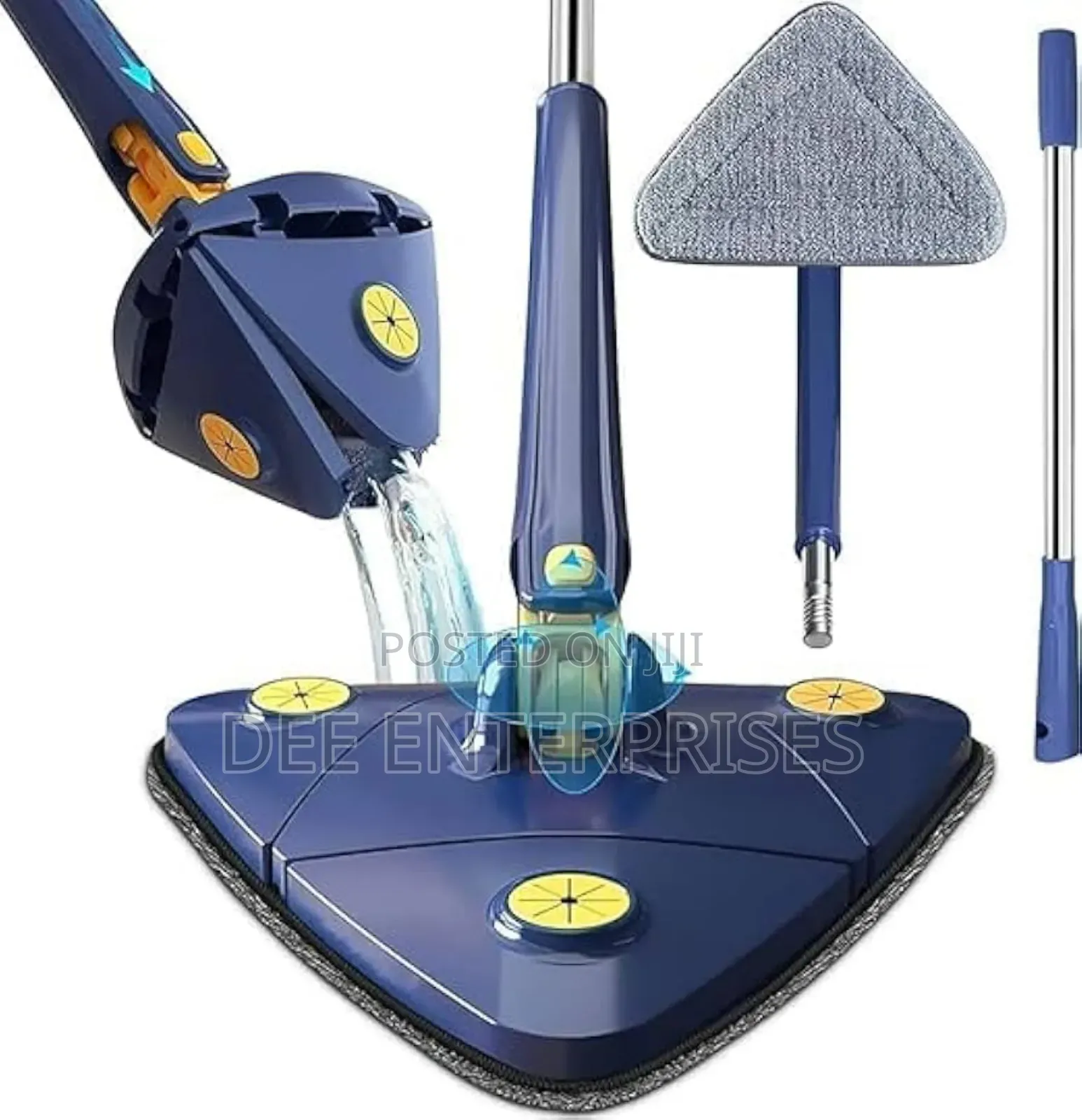 Long Handle Triangular Twist Mop
