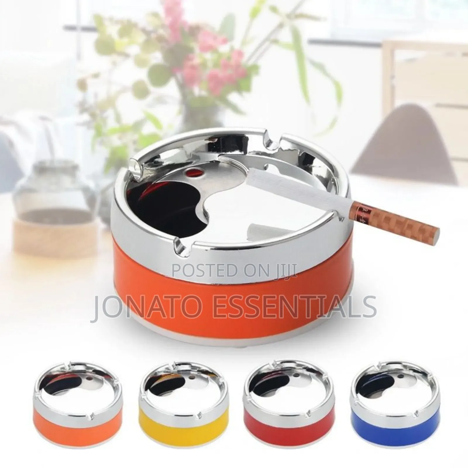 Metal Ashtray for Home, Office Bar