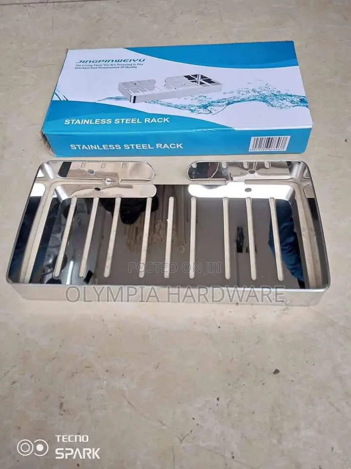 Silver Double-Soaprack / Soap Holder
