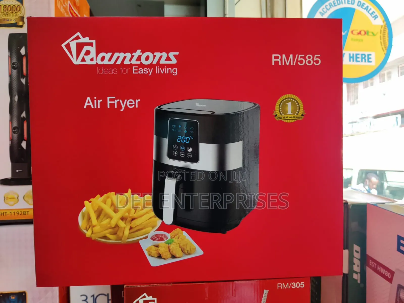 Oil Free Ramtons Air Fryer Rm/585