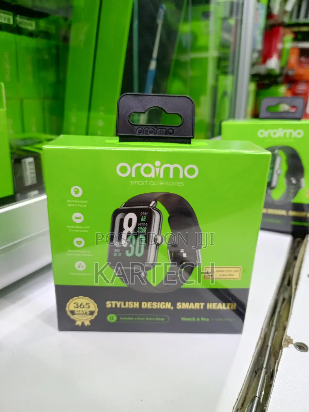 Oraimo Watch 6 Pro Smart Watch – Ai Faces 1.69 Hd Curved Display