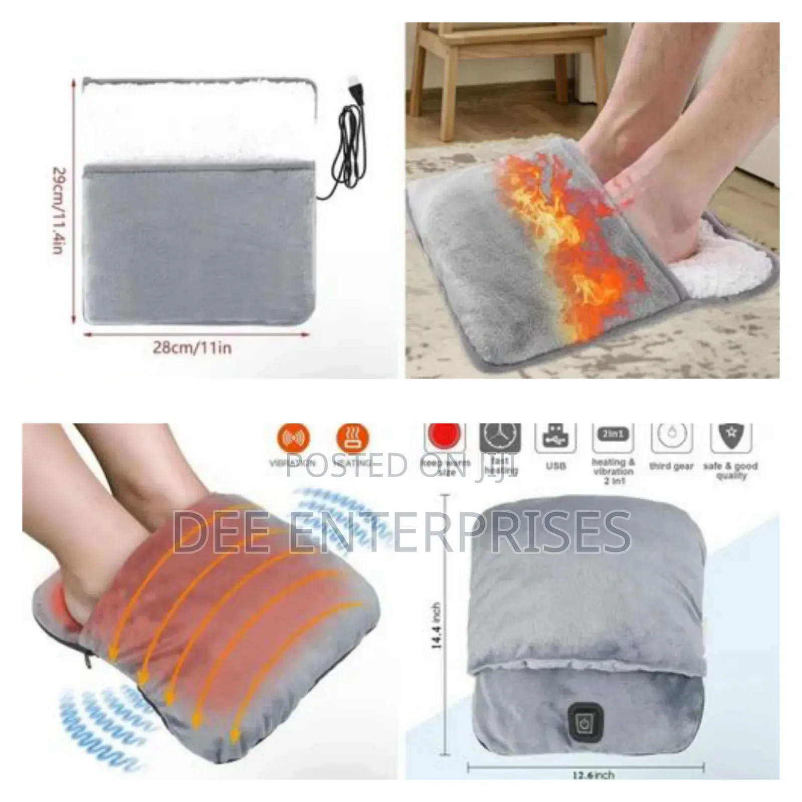Electric Usb Feet Warmer Pocket