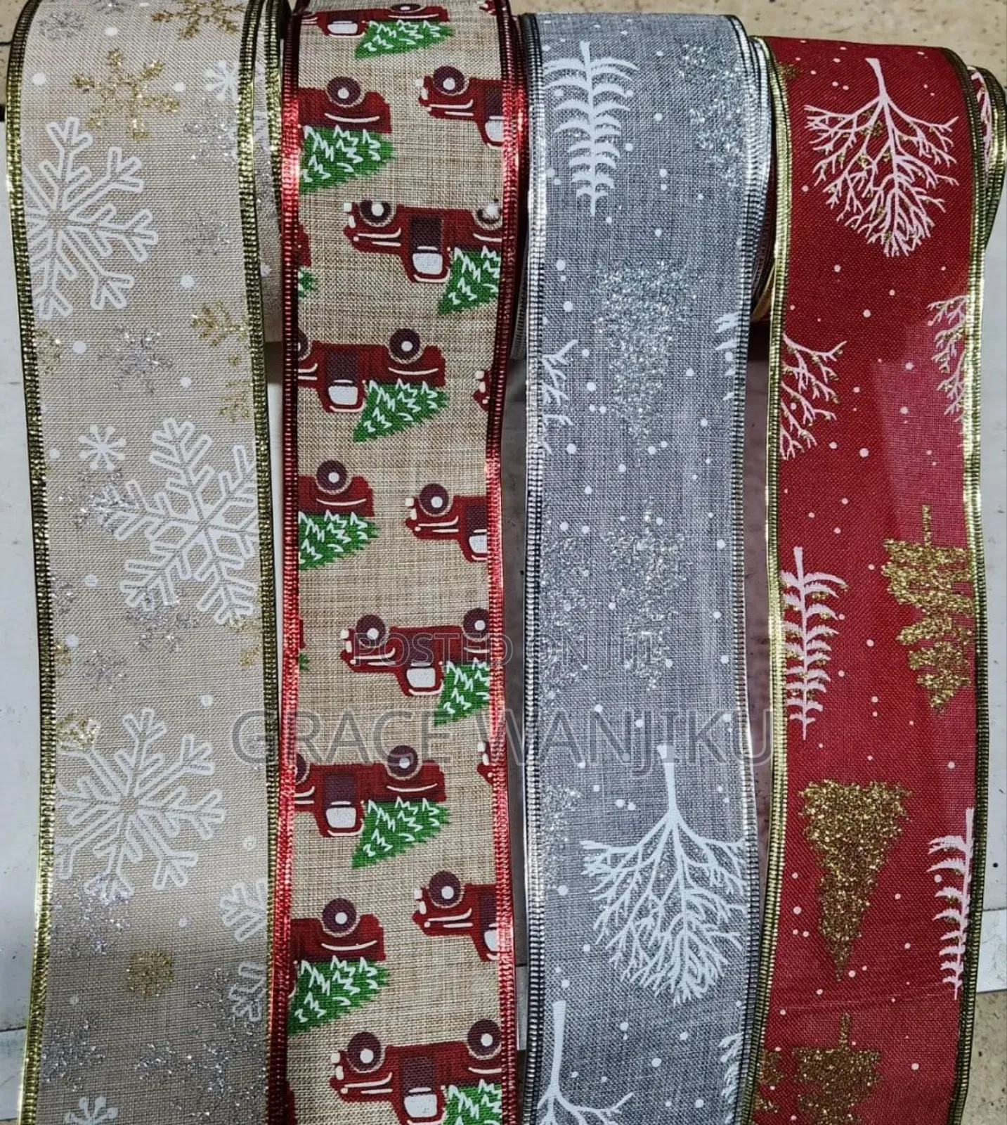 *5 Meters Christmas Themed Ribbon*