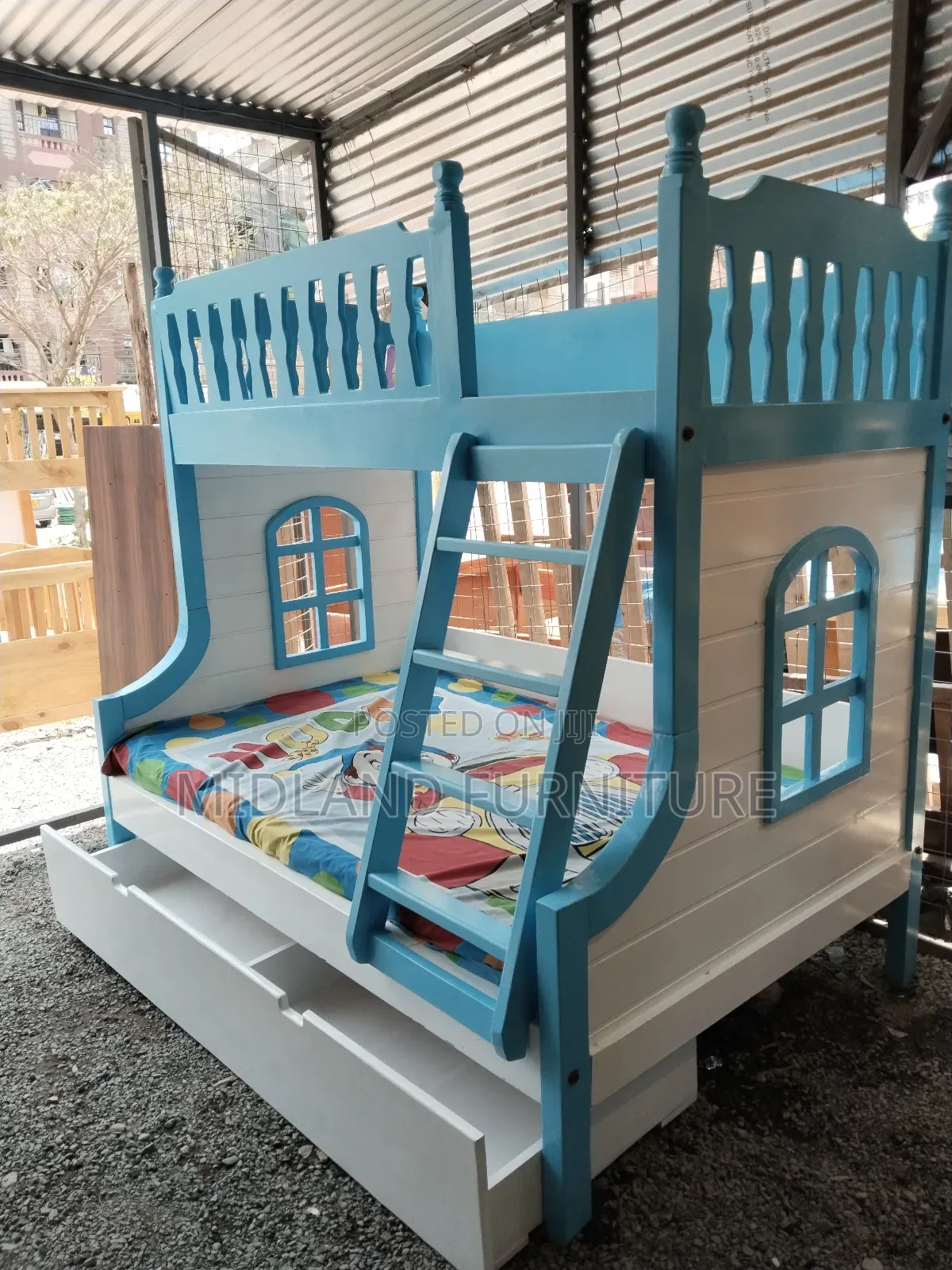 Double Bunker Beds for Kids With Storage