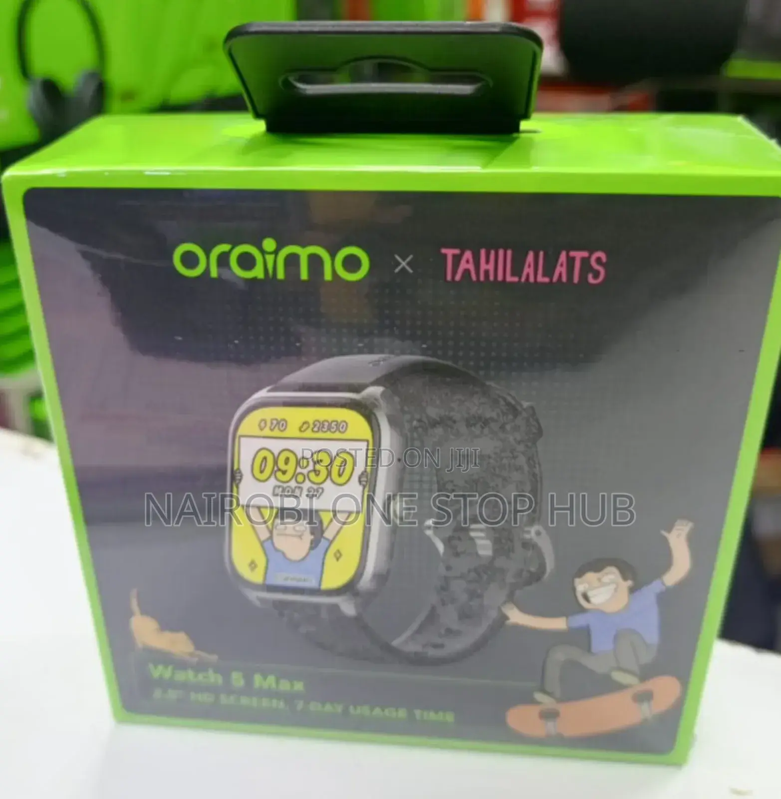 Oraimo Watch 5 Max Tahilalas Limited Edition 2.01 Inchhd Display