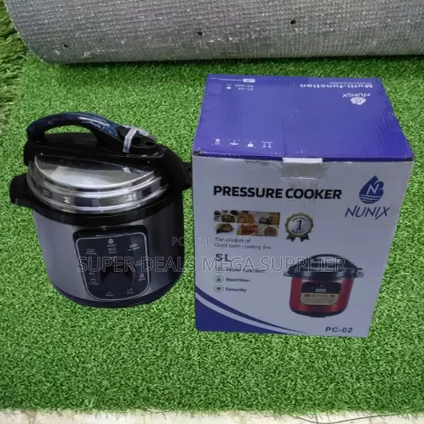 5 Litres Electric Pressure Rice Cooker Led Display for Quick Meals