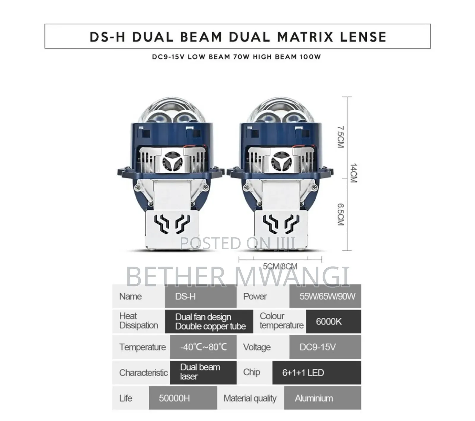 Universal Ds-H Dual Beam Dual Matrix Lense in Kenya