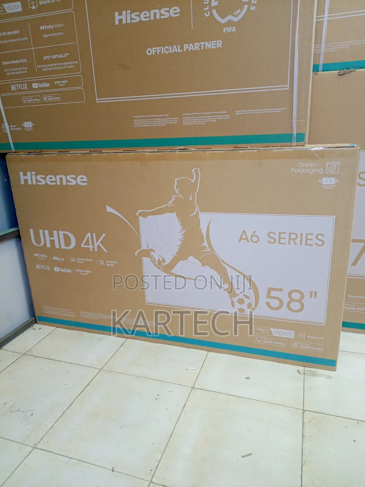 Hisense 58a6ken 58 Inch Uhd Smart Frameless Tv Bluetooth, Youtube