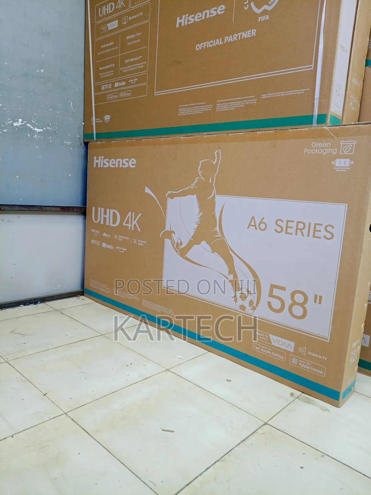 Hisense 58" A6 Series 58a6n Uhd Smart Frameless Tv Youtube,Netflix