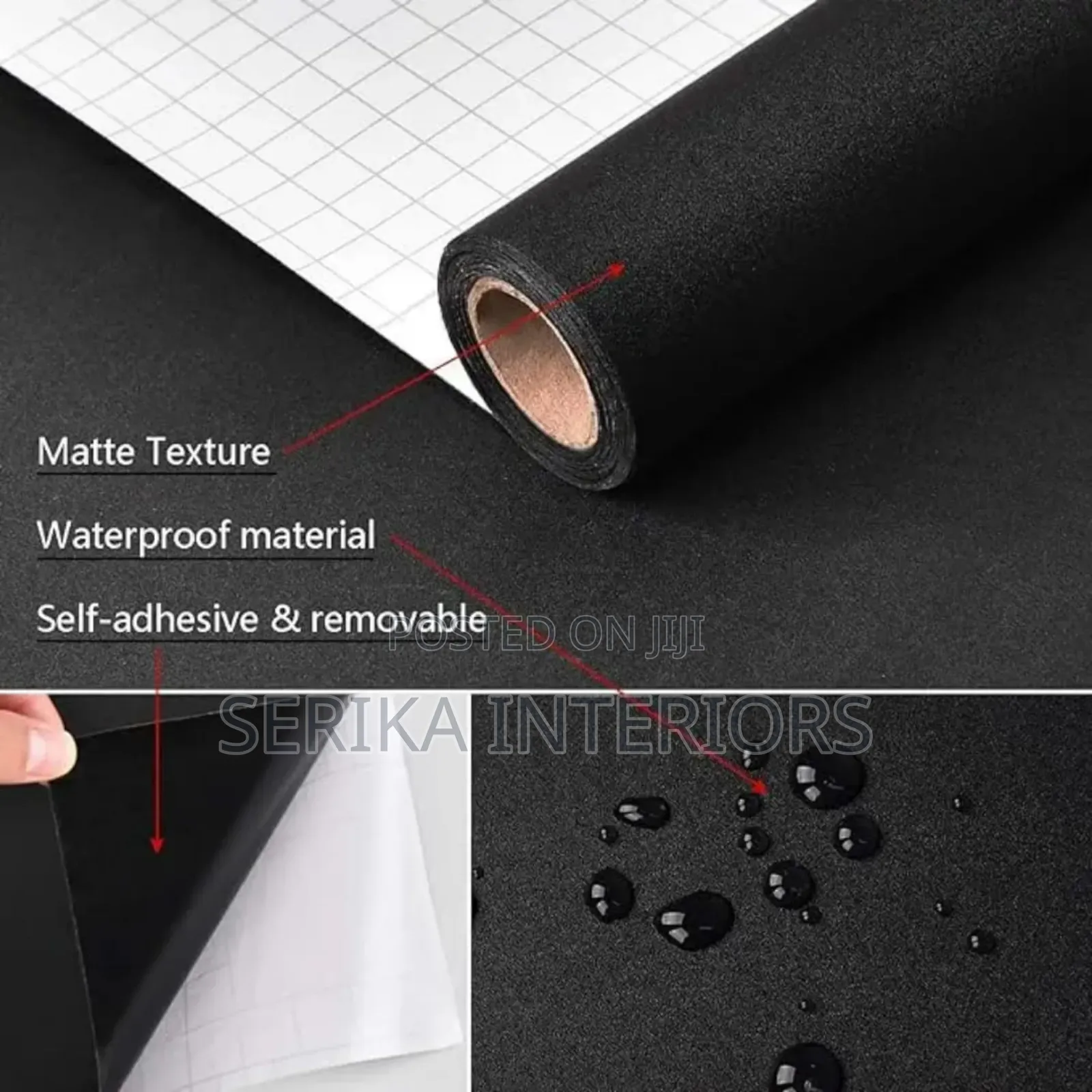 Waterproof Self Adhesive Contact Paper Environmental Friendly