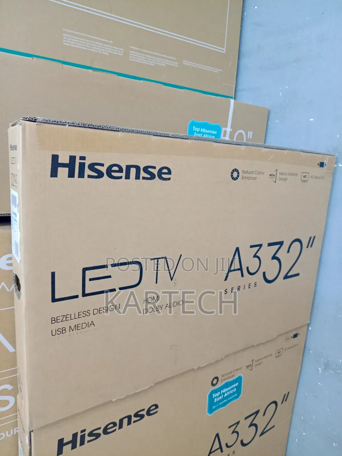 Hisense 32" A3 Series Frameless Digital Hd Led Tv Inbuilt Decoder