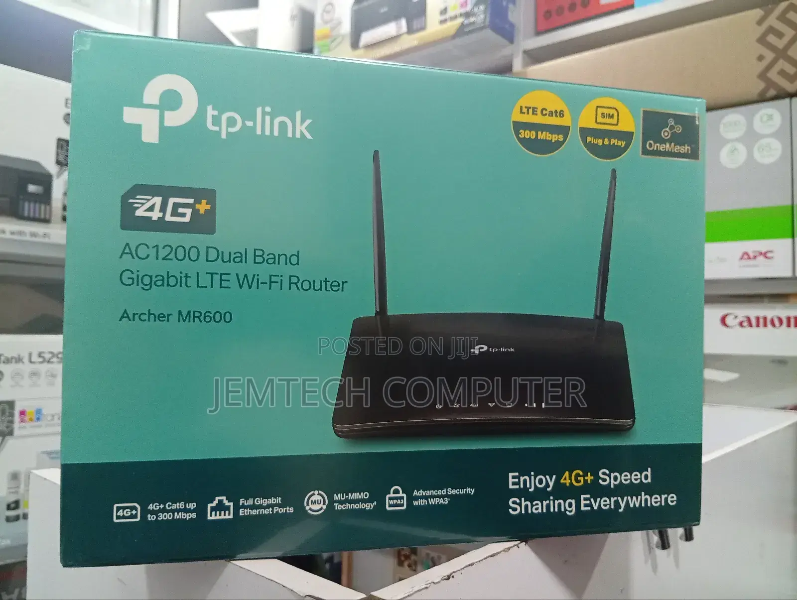 Tl-Archer Tp-Link Mr600 4g+ Ac1200 Cat6 Wireless Dual Band