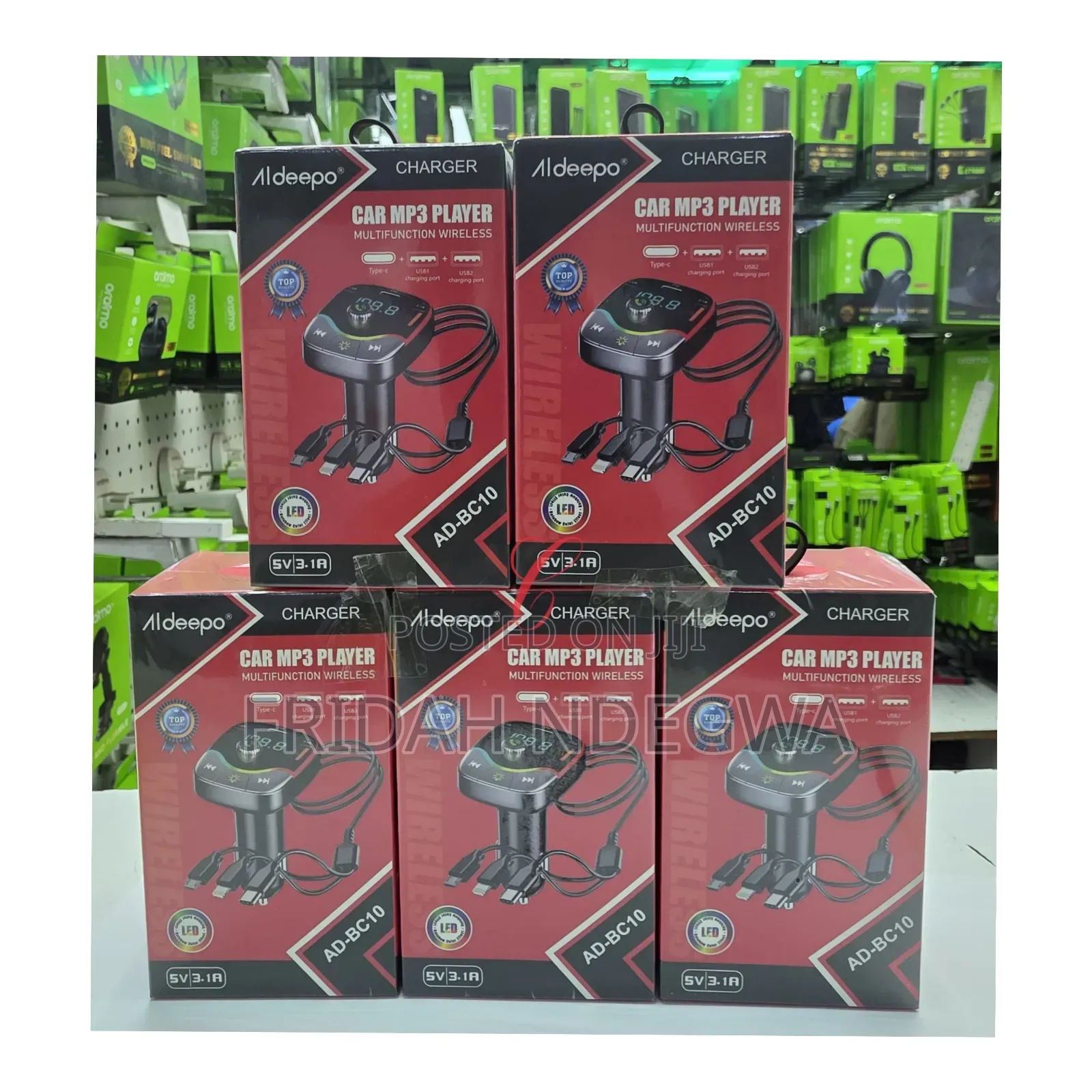 Aldeepo Ad-Bc10 Modulator Multifunctional Wireless *Car Mp3 Player*