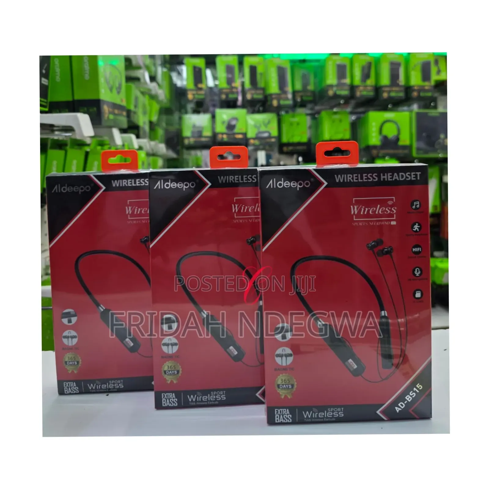 Aldeepo Ad-Bs15 Wireless Sport Neckband *With Memory Card Slot