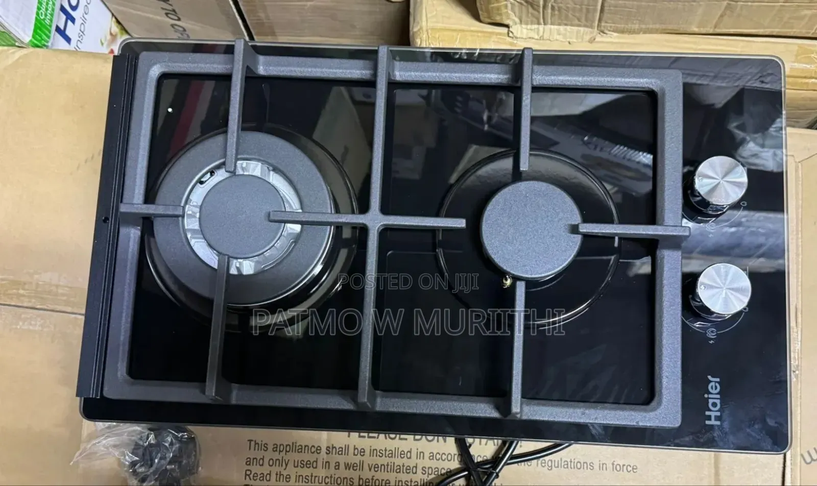 Haier 2 Burner Inbuilt Hob Gas Cooker S2f30b