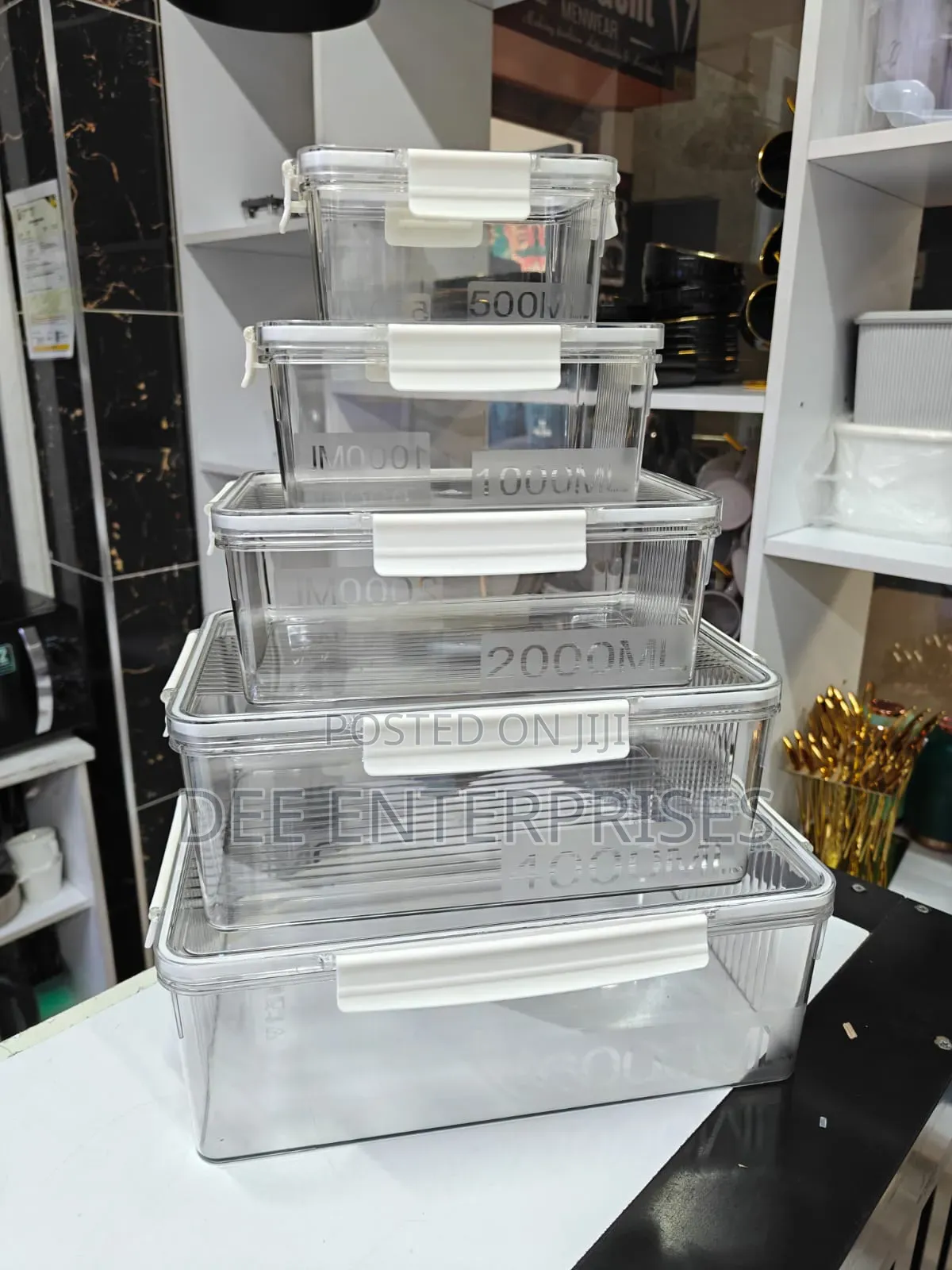 5pcs Big Capacity Storage Containers
