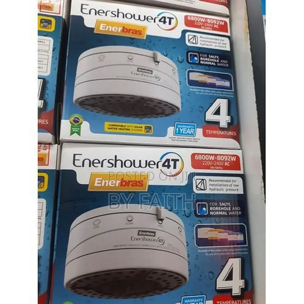 Borehole/Salty/Hard Water Instant Heater-Shower Head