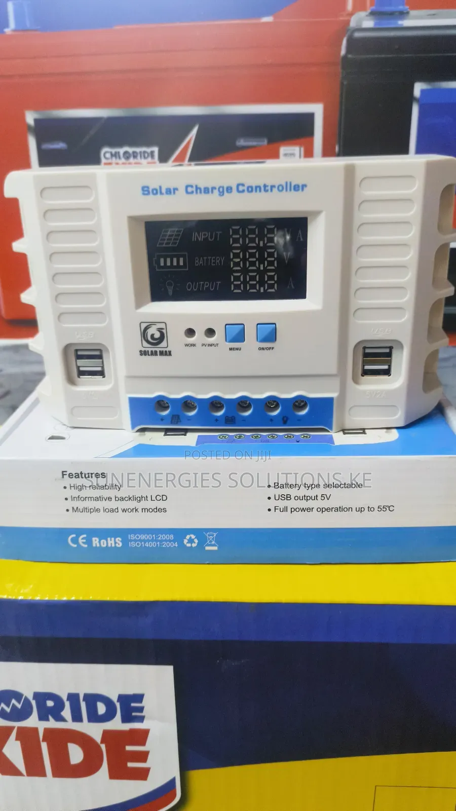 50a 12/24v Solarmax Charge Controller