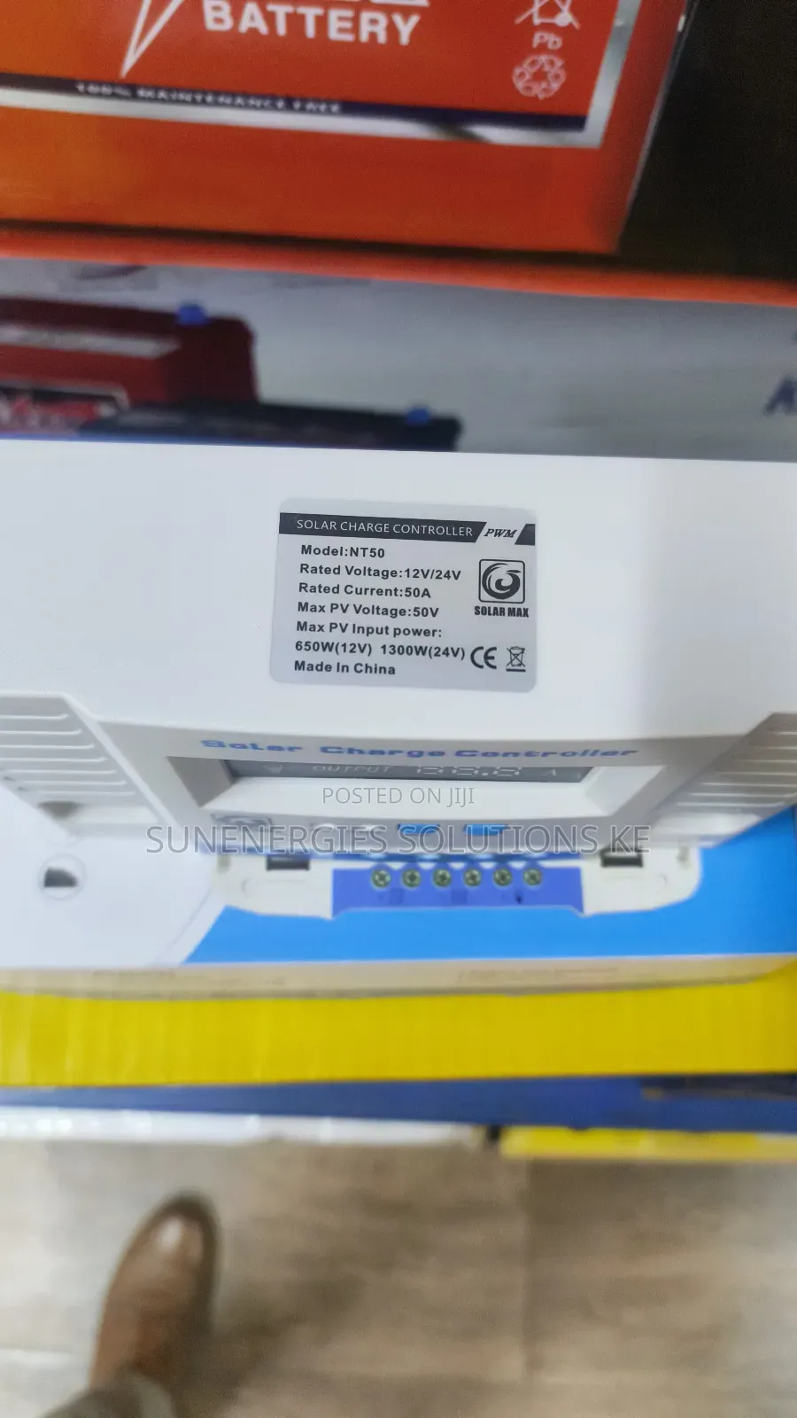 50a 12/24v Solarmax Charge Controller