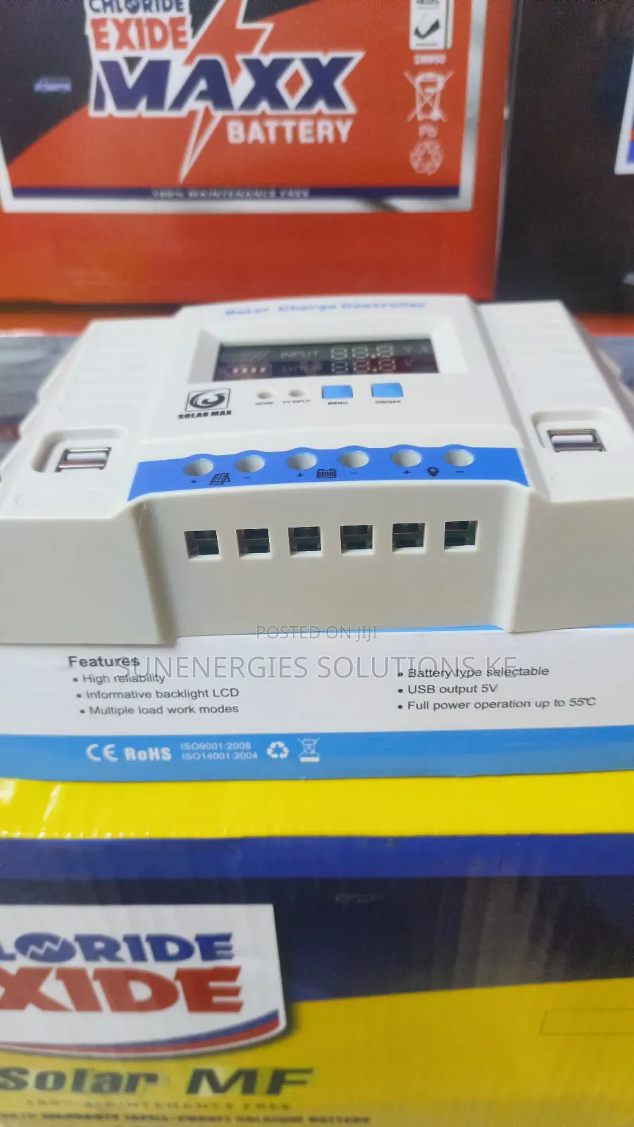 50a 12/24v Solarmax Charge Controller