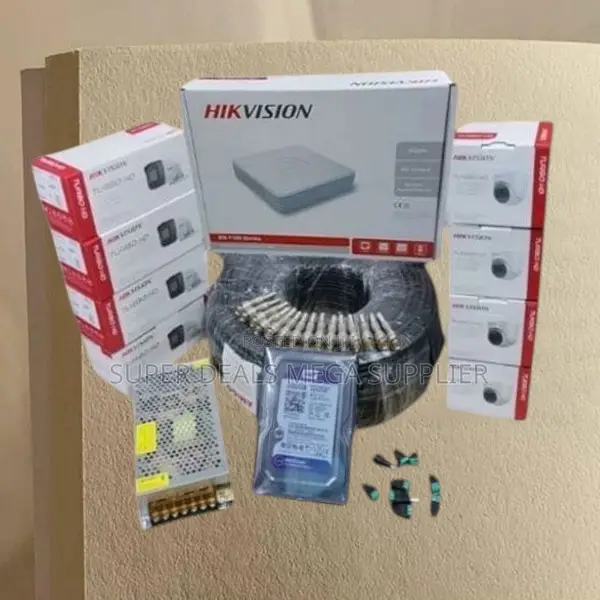 8 Hikvision 2mp Full Hd 1080p Night Vision Cameras + DVR + 500gb HDD