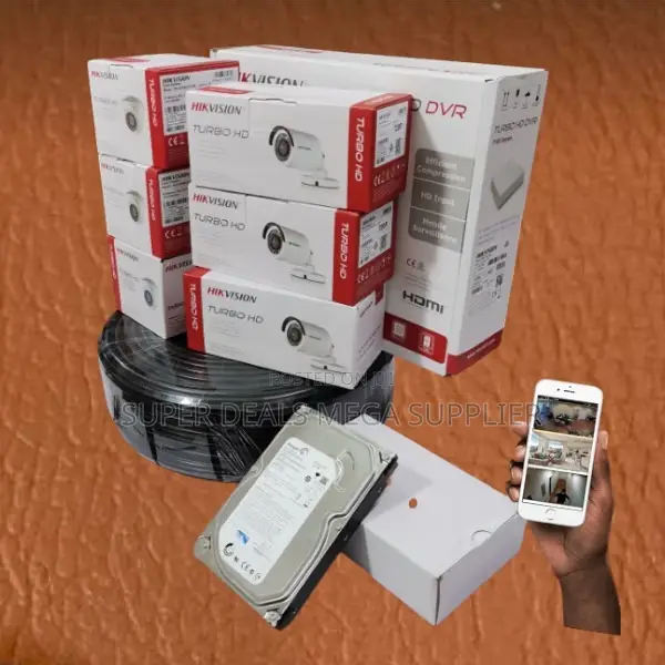 Hikvision 6 Cameras 2mp CCTV Kit 1080p Full Hd Security Solution