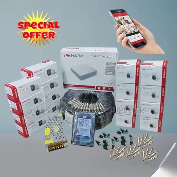 16 Hikvision 1080p 2mp CCTV Cameras Full Hd Security Kit Package