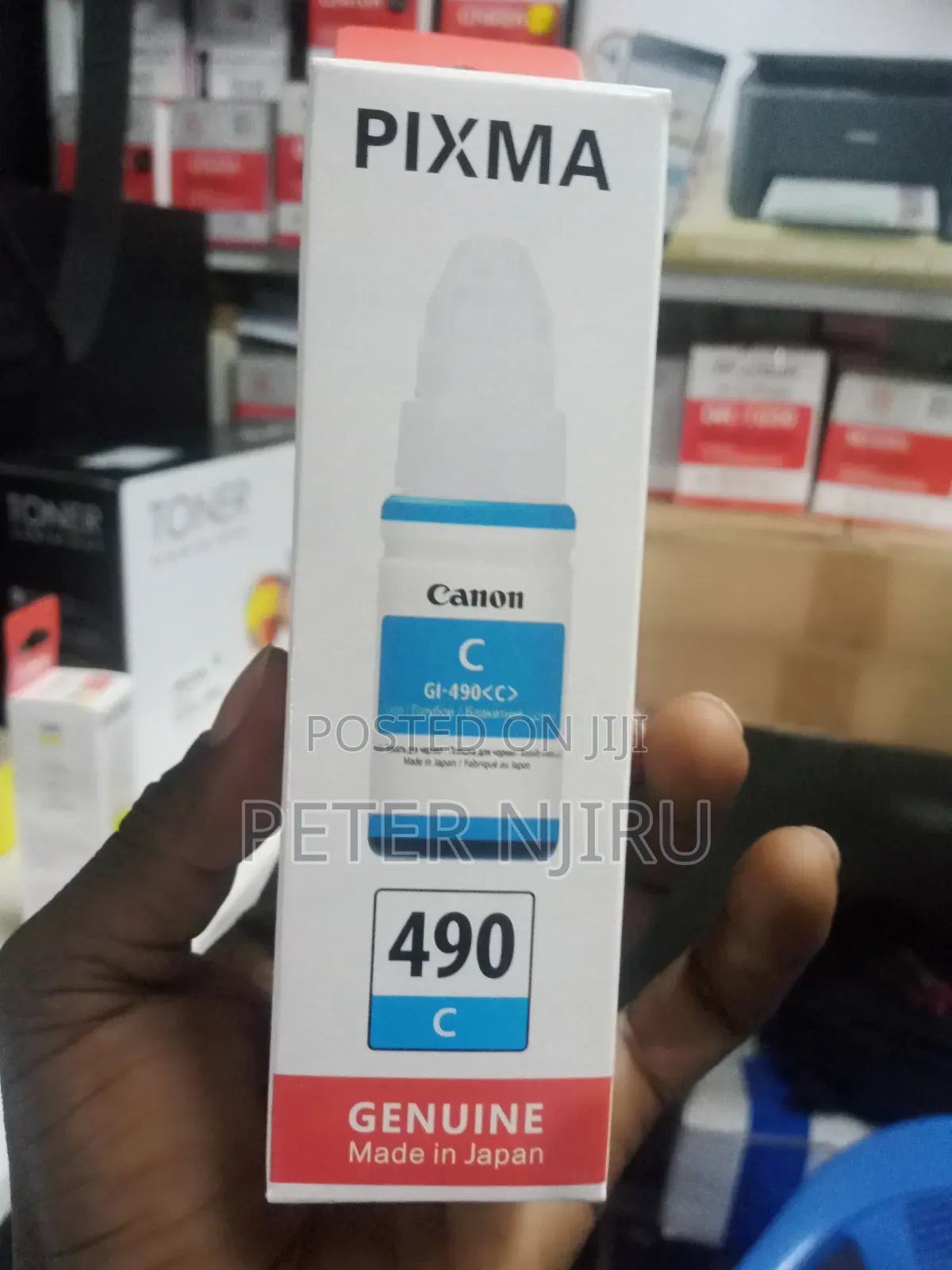 Pixma Gl 490 Cyan Ink Color