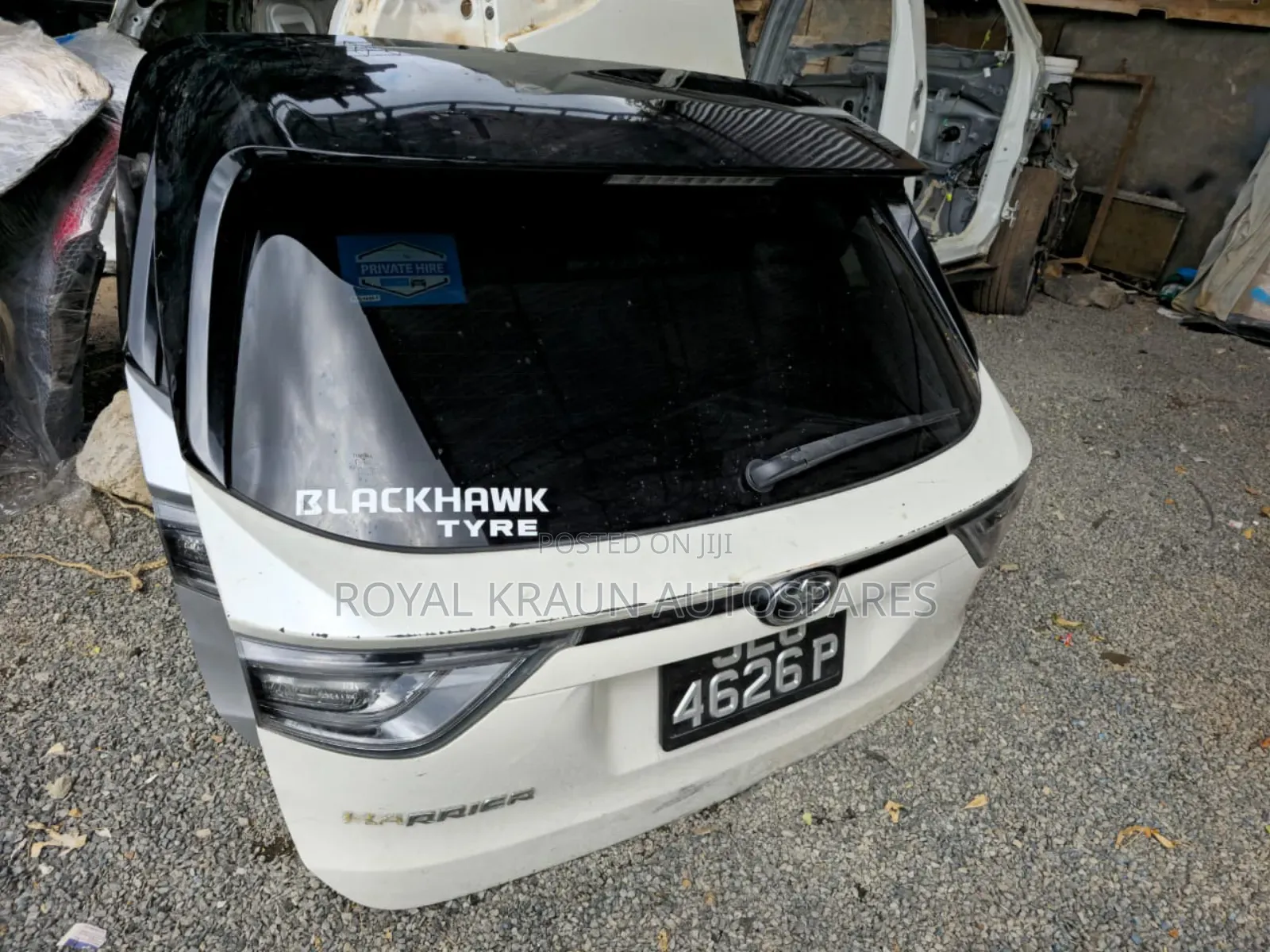 Toyota Harrier Boot/Tailgate 2014/2015/2016/2017/2018 Manual