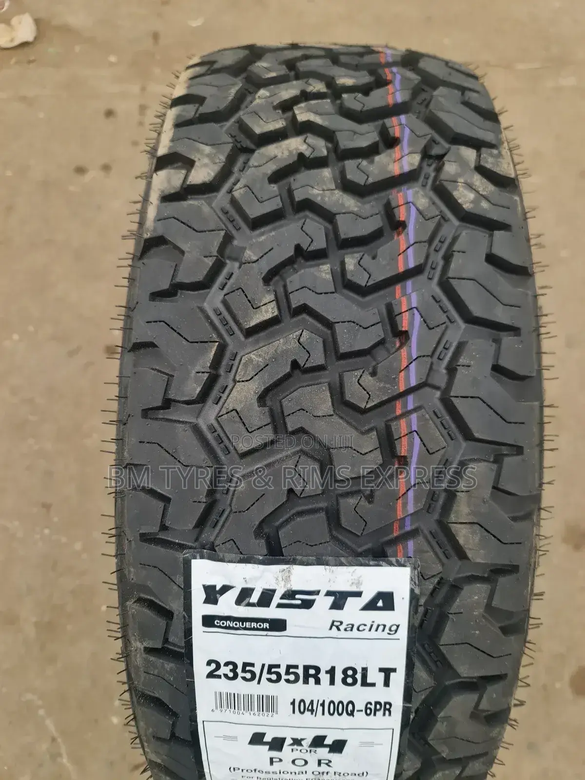 235 /55 R18 Yusya Tyres (All Terrrain)