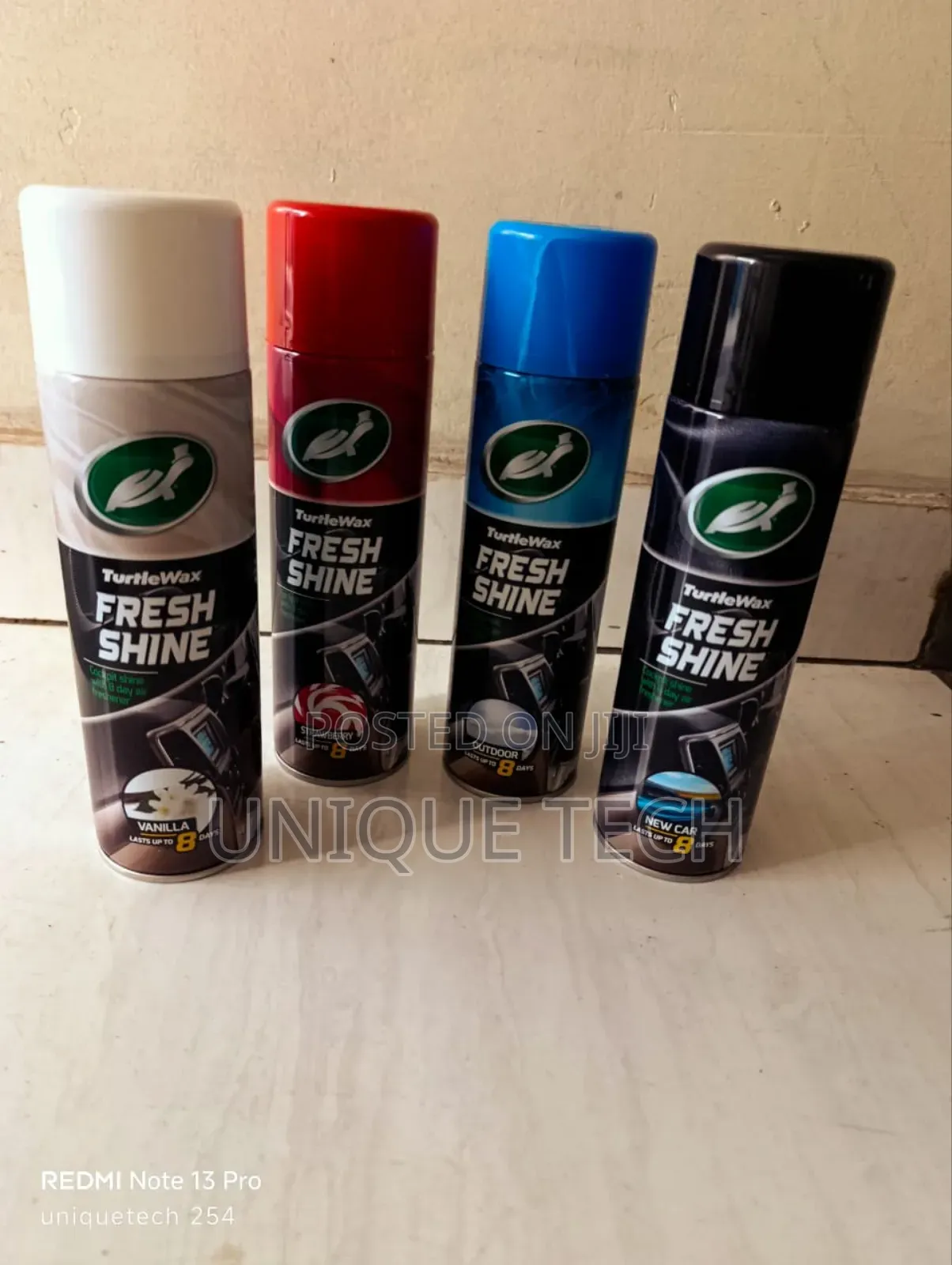 Turtle Wax Dashboard Cleaner Spray-New Car,Strawberry Vanilla Scents